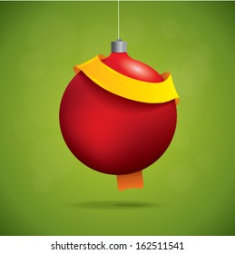Red Christmas ball
