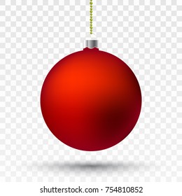 Red Christmas ball