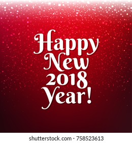 Red Christmas Banner With Gradient Mesh, Vector Illustration