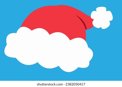 red Christmas cap with white bubo