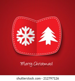 Red Christmas card