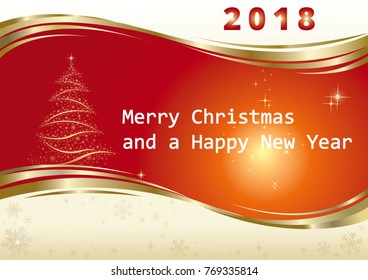 red christmas card