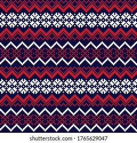 Fondo del patrón de la feria navideña roja para textiles de moda, ropa de cama y gráficos
