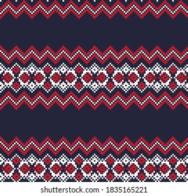 Weihnachtsmesse auf einfarbigem Hintergrund für Modetextilien, Strickwaren und Grafiken