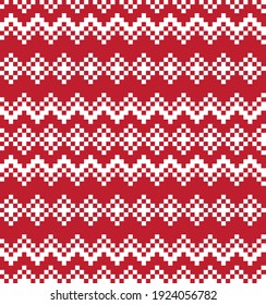 Fondo del patrón de la feria navideña roja para textiles de moda, ropa de cama y gráficos