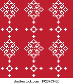 Weihnachtsmesse auf einfarbigem Hintergrund für Modetextilien, Strickwaren und Grafiken