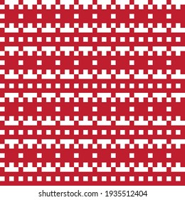Red Christmas fair isle pattern background for fashion textiles, knitwear and graphics