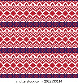 Fondo del patrón de la feria navideña roja para textiles de moda, ropa de cama y gráficos