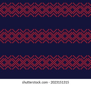 Fondo del patrón de la feria navideña roja para textiles de moda, ropa de cama y gráficos