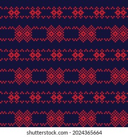 Fondo del patrón de la feria navideña roja para textiles de moda, ropa de cama y gráficos