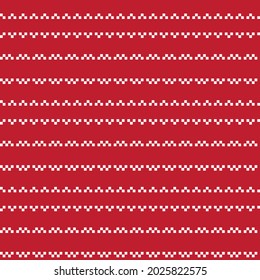 Fondo del patrón de la feria navideña roja para textiles de moda, ropa de cama y gráficos