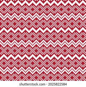 Fondo del patrón de la feria navideña roja para textiles de moda, ropa de cama y gráficos