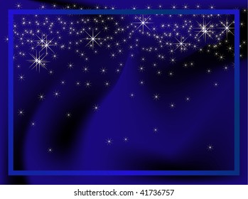 Red christmas frame - vector illustration