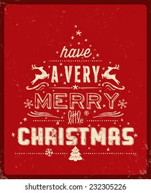 Red Christmas Greeting Card
