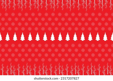 Red Christmas pattern for background or gift wrapping paper. Luxury Pattern. background. Tender design for gift wrappers, wallpaper, wrapping paper, prints. Vector