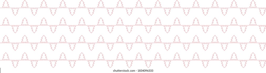 red christmas pattern with christmas tree