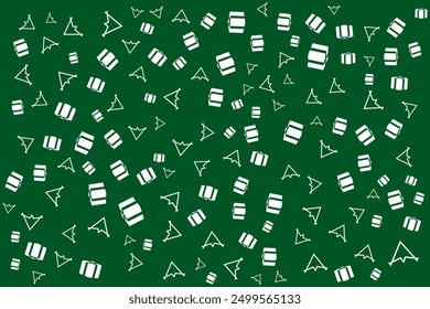 Red Christmas Present Gift box, Green Christmas Tree seamless background texture, New Year festival, celebration, gift, present box paper, backdrop