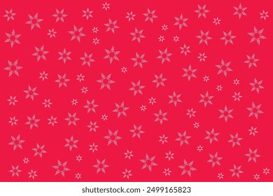 Navidades rojas Copo de nieve textura de fondo sin fisuras, festival de Halloween, celebración, regalo, regalo, caja de papel, telón de fondo