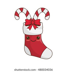red christmas sock