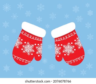 red christmas socks winter background