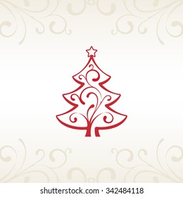 Red Christmas Tree