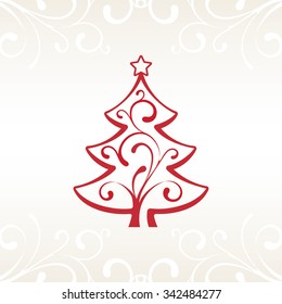 Red Christmas Tree