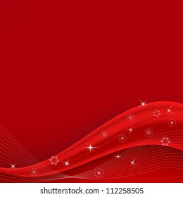 Red Christmas Wave