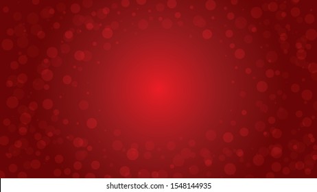 red circle abstract background bookeh