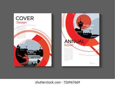 Red Circle Abstract Cover Design Modern Book Cover Abstract Brochure Cover  Template,annual Report, Magazine And Flyer Layout Vector A4