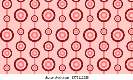 Red Circle Background Pattern