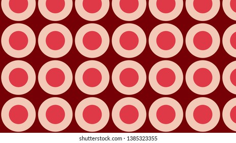 Red Circle Background Pattern Vector