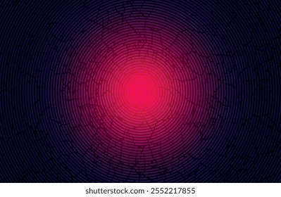 um círculo vermelho com um fundo grunge preto, fundo de cor vermelha abstrata com um padrão de círculos e um efeito grunge espiral, um círculo vermelho e azul com um ponto no centro