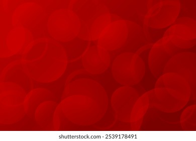 Fundo De Luz Bokeh De Círculo Vermelho. Banner comercial abstrato. Papel de parede de tecnologia. Ilustração de vetor. Futurista. Mínimo