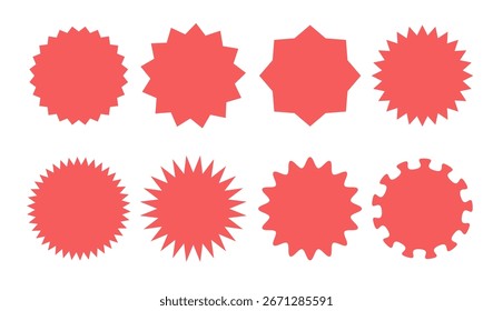 Promoción de la insignia de las etiquetas engomadas del descuento de la frontera del círculo rojo 