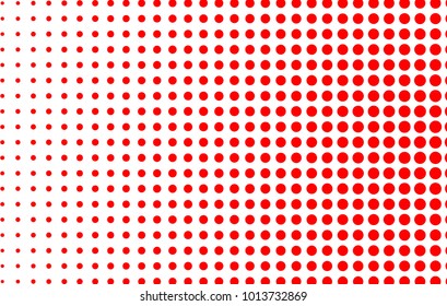 red circle consisting of small circles.