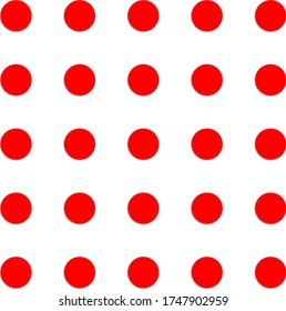 Red circle geometric pattern image