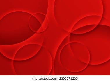 red circle glowing for advertisement banner