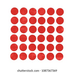 Red circle gradient set with modern abstract backgrounds. Color fluid covers for calendar, brochure, invitation, cards. Template with round gradient set for screens and mobile app.