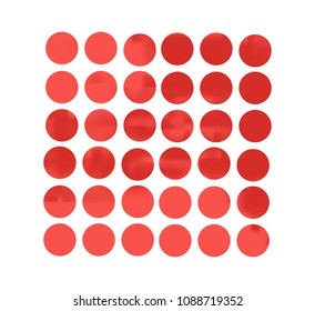 Red circle gradient set with modern abstract backgrounds. Color fluid covers for calendar, brochure, invitation, cards. Template with round gradient set for screens and mobile app.