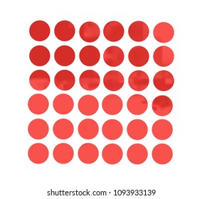 Red circle gradient set with modern abstract backgrounds. Color fluid covers for calendar, brochure, invitation, cards. Template with round gradient set for screens and mobile app.