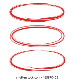 red circle, highlight circle for marking text