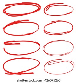 red circle highlighter for marking text