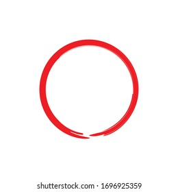 Red Circle Icon Vector Stock Vector (Royalty Free) 1696925359 ...