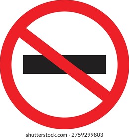 A red circle with line through cigarette