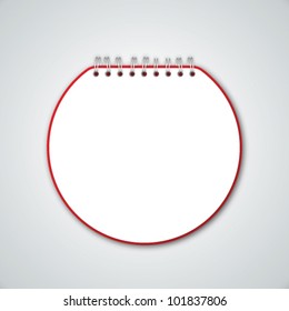 Red Circle Notebook