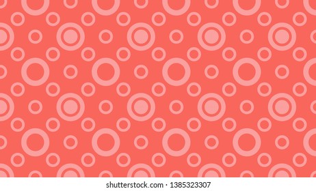 Red Circle Pattern Background Vector
