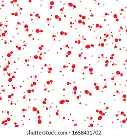 red circle pattern on white isolated background, modern vector wallpaper concept