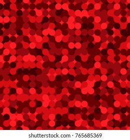 red Circle pattern ,seamless background can use for design , vector.
