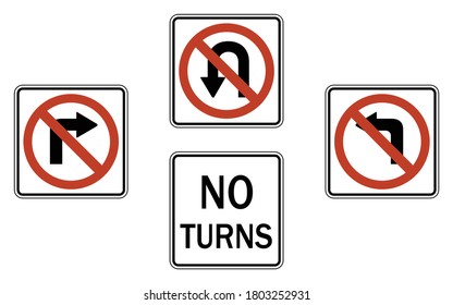 no right turn sign