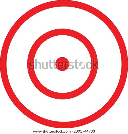 Red Circle Round Abstract Background. vector illustration 